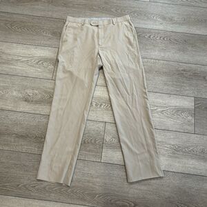 Peter Millar Crown Sport Pants Slacks Dress Pants Khaki Beige 34 X 30 Golf
